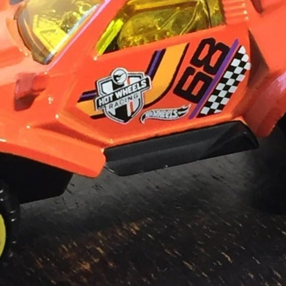 Ornge Car Action Figure Toy - Picture 2 of 6